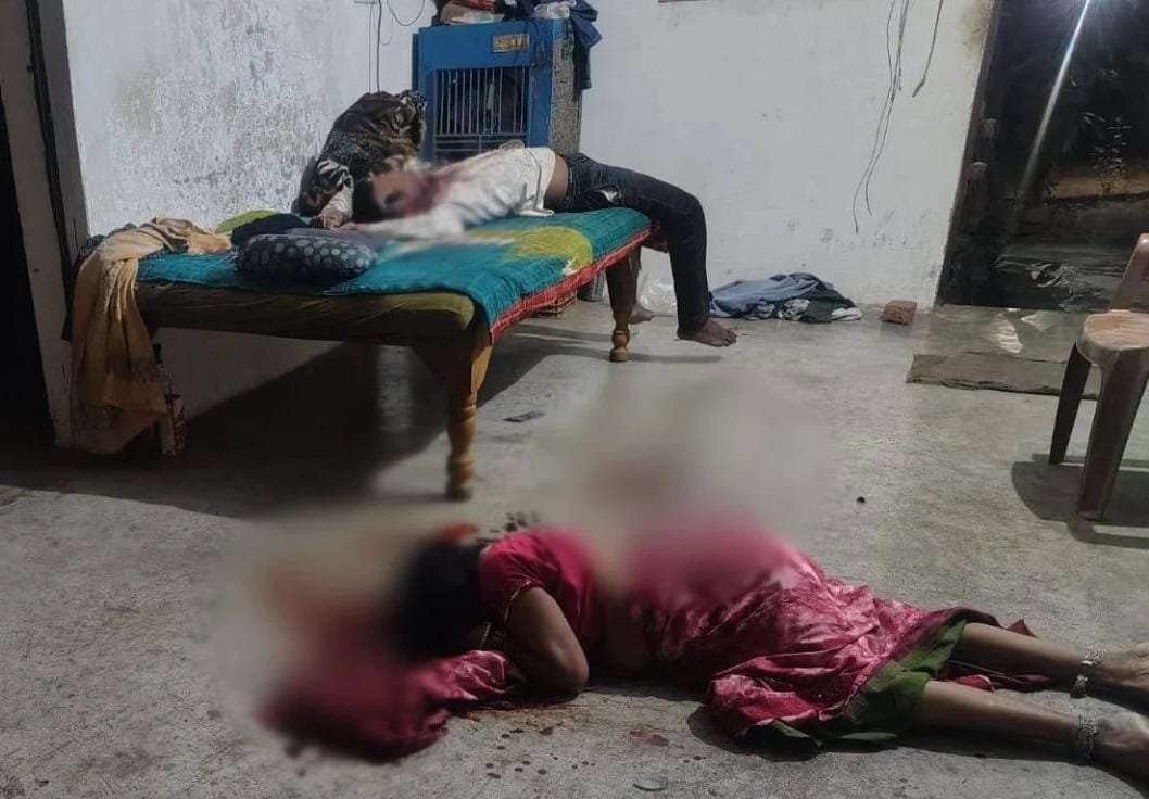 मां-बेटे की हत्या, बेटी गंभीर रूप से&hellip;